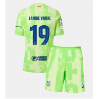 Barcelona Lamine Yamal #19 Kolmas Peliasu Lasten 2024-25 Lyhythihainen (+ Lyhyet housut)